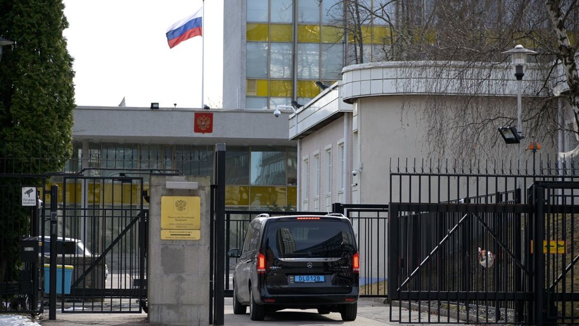 Ryska ambassaden menar att Sverige kan bli ett legitimt mål. Foto: Anders Wiklund/ TT