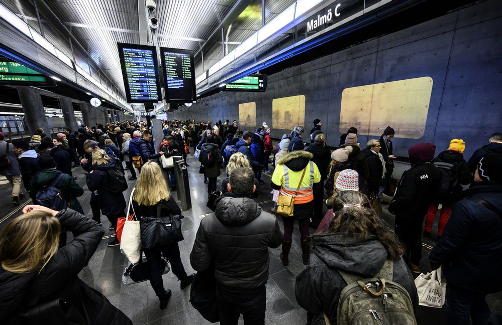 Tågtrafiken brottas med förseningar. Arkivbild. Foto: Johan Nilsson/TT
