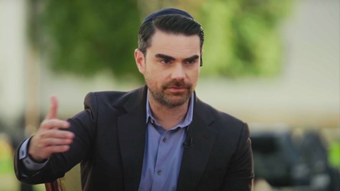 Ben Shapiro intervjuade Ukrainas president Volodymyr Zelenskyj i Kiev. Foto: Daily Wire