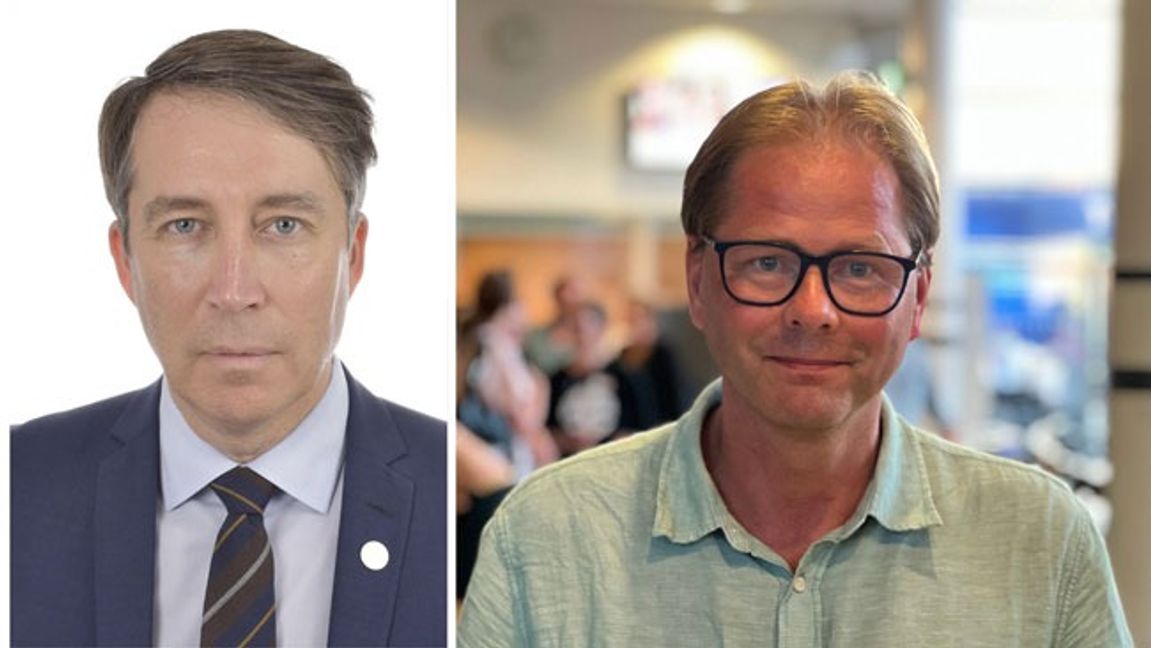 Richard Jomshof (SD) och Anders Lindberg. Foto: Sveriges Riksdag/Gustav Fröjdlund, CC BY-SA 4.0.