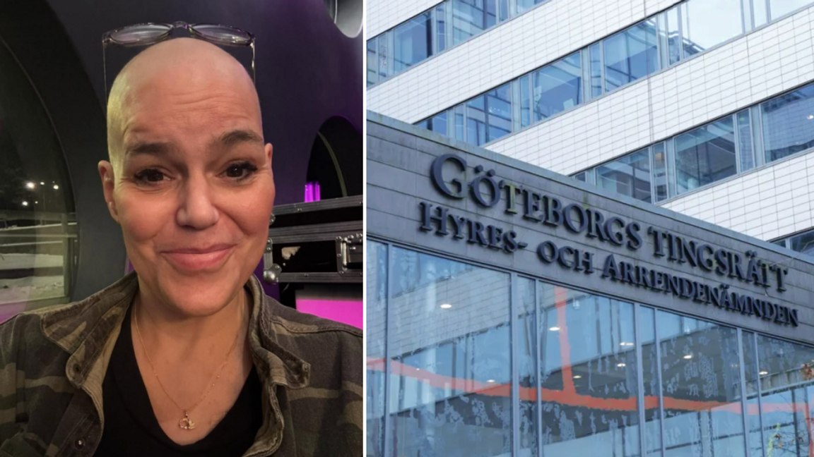 Sara Nilsson, ansvarig utgivare för den digitala demonstrationen Dumpen döms till grovt förtal vid Göteborgs tingsrätt. Foto: Sara Nilsson/Instagram/Adam Ihse/TT