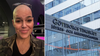 Sara Nilsson, ansvarig utgivare för den digitala demonstrationen Dumpen döms till grovt förtal vid Göteborgs tingsrätt. Foto: Sara Nilsson/Instagram/Adam Ihse/TT