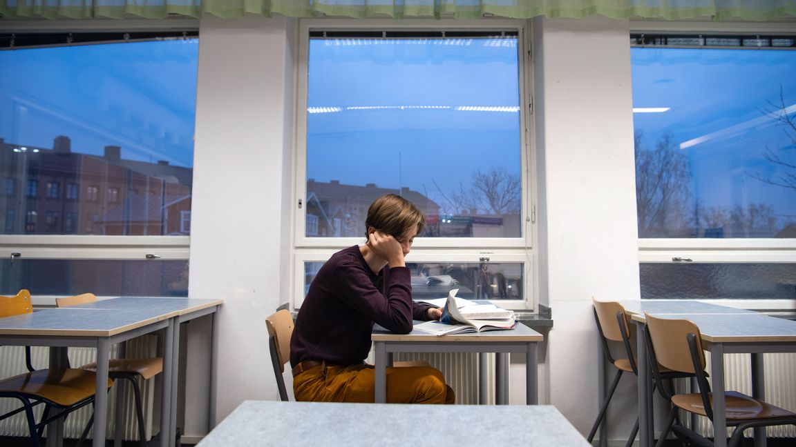 I vår smittades högstadielärare av covid-19 i dubbelt så stor utsträckning som gymnasielärare. Arkivbild, Henrik Montgomery/TT.