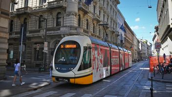 Spårvagnstrafik i Milano. Foto: Oleksandr Dede (CC BY-SA 4.0)