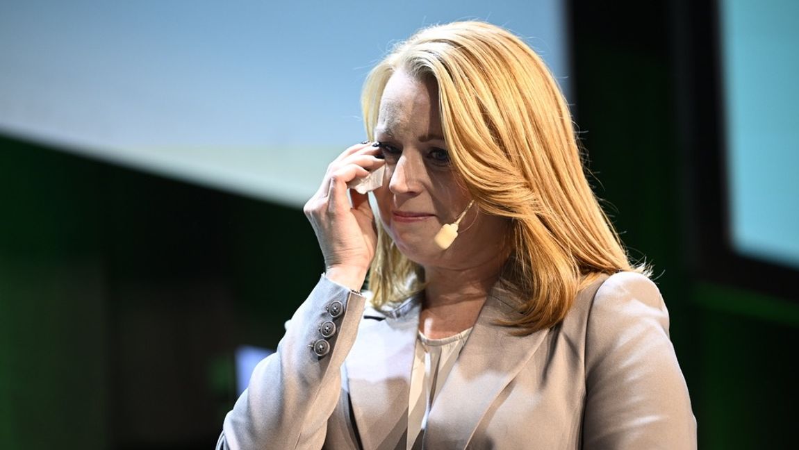 Annie Lööf kan inte vara förebilden för hur man styr ett land. Foto: Johan Nilsson/TT