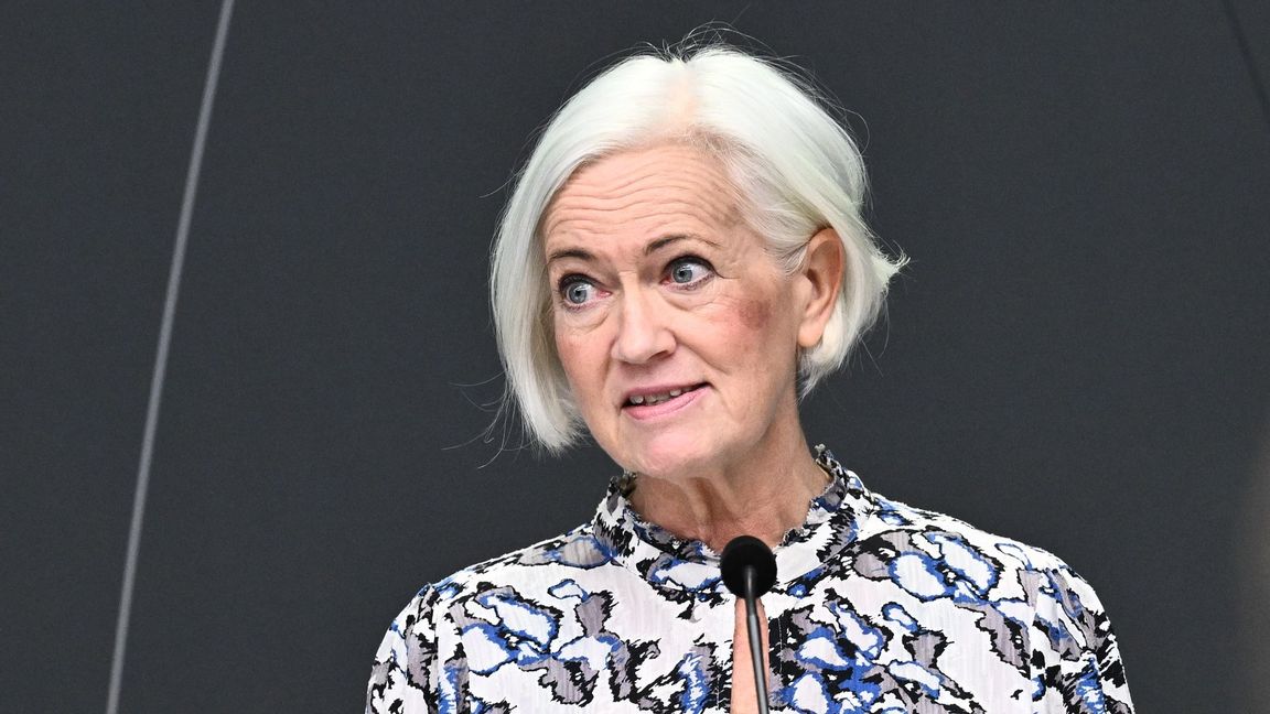 Sjukvårdsminister Acko Ankarberg Johansson (KD) är ansvarig för regeringens nya vårdinitiativ. Foto: Claudio Bresciani/TT