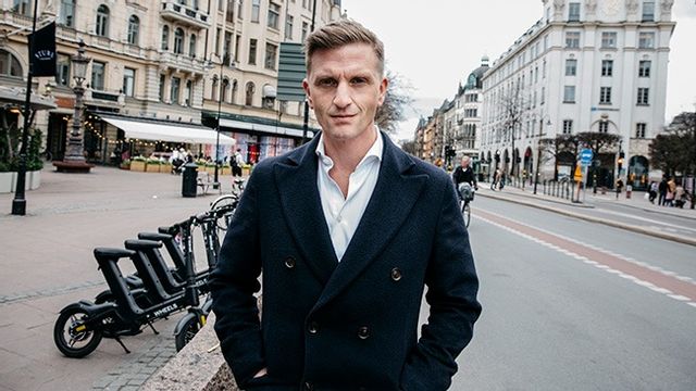 Johan Andersson, vd Mellby Gård. Foto: Lisa Arfwidson / SvD / TT