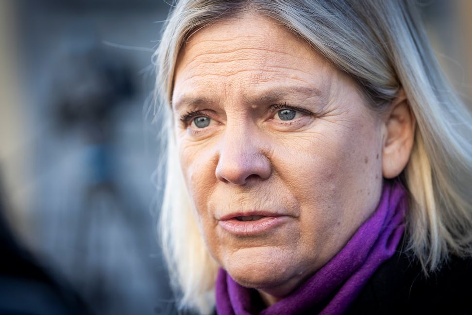 Socialdemokraternas partiledare Magdalena Andersson. Arkivbild. Kicki Nilsson/TT