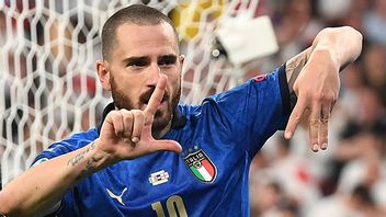 Leonardo Bonucci kvitterade för Italien. Foto: Andy Rain AP/TT