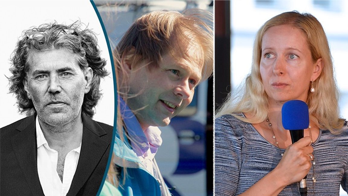 Aftonbladets Anders Lindberg och Expressens Anna Dahlberg. Foto: Karl Gabor / Frankie Fouganthin och scaningen (CC BY-SA 4.0)