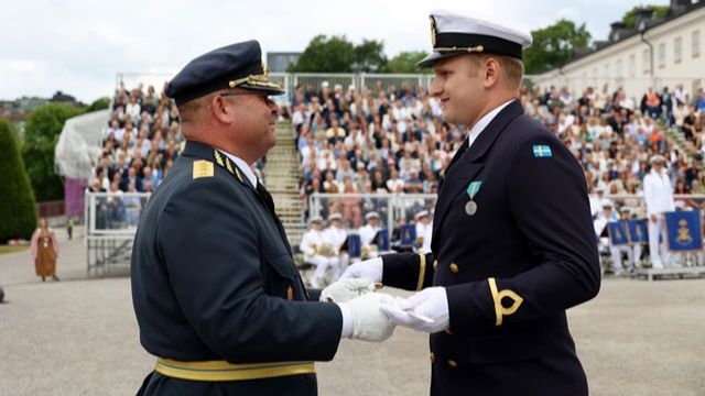 Officersexamen vid Militärhögskolan Karlberg. Foto: Niklas Englund/Försvarsmakten