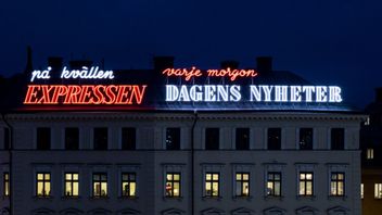 Skymning för gammelmedia. Foto: Christine Olsson/TT