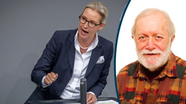Tyskland är som vanligt ett Sverige för vuxna. AfD ledaren Alice Weidel. FOTO: Kay Nietfeld / TT