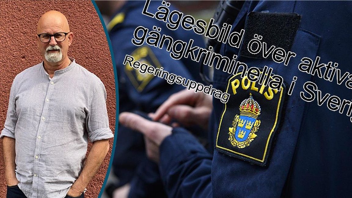 Enligt rapporten tycks riket överlupet av gängkriminella. Foto: Polismyndigheten (montage)