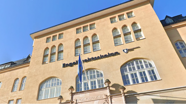 Engelbrektsskolan i Stockholm. Foto: Google Maps