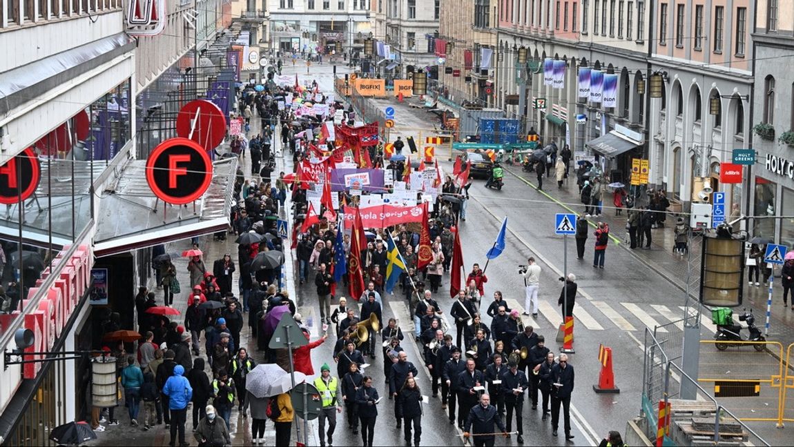 Första majtågen blir allt glesare. Foto: Fredrik Sandberg/TT