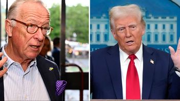 Gunnar Hökmark och Donald Trump. Foto: AP/Anders Wiklund/TT