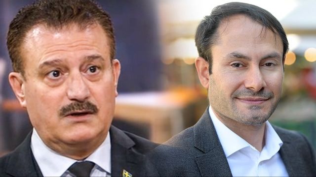 Mikail Yüksel, till höger, säger att Jamal El-Haj hade kunnat göra mer för Palestinafrågan i Partiet Nyans än i Socialdemokraterna. Foto: SVT/Maja Suslin/TT