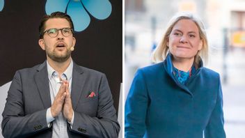 Ledarna för de två största partierna, Jimmie Åkesson och Magdalena Andersson, har högst fråvaro vid voteringarna. Foto: Johan Wessman CC BY 2.0 / Frankie Fouganthin CC BY 4.0 
