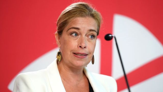 Annika Strandhäll (S). Foto: Maja Suslin/TT.