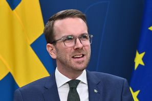 Andreas Carlson (KD), infrastruktur- och bostadsminister. Arkivbild. Claudio Bresciani/TT