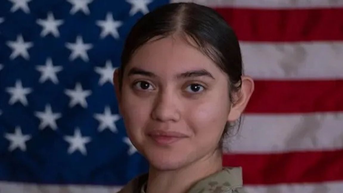 Isabella Gonzales, 19, dödades av en iransk attack. Foto: US Army