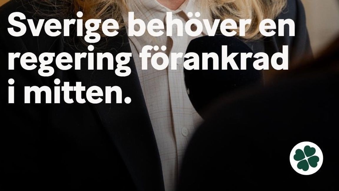 En tes blir inte sann av att upprepas. Foto: Centerpartiets X