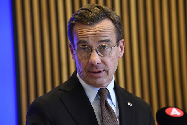 Statsminister Ulf Kristersson (M). Arkivbild Jakob Åkersten Brodén/TT