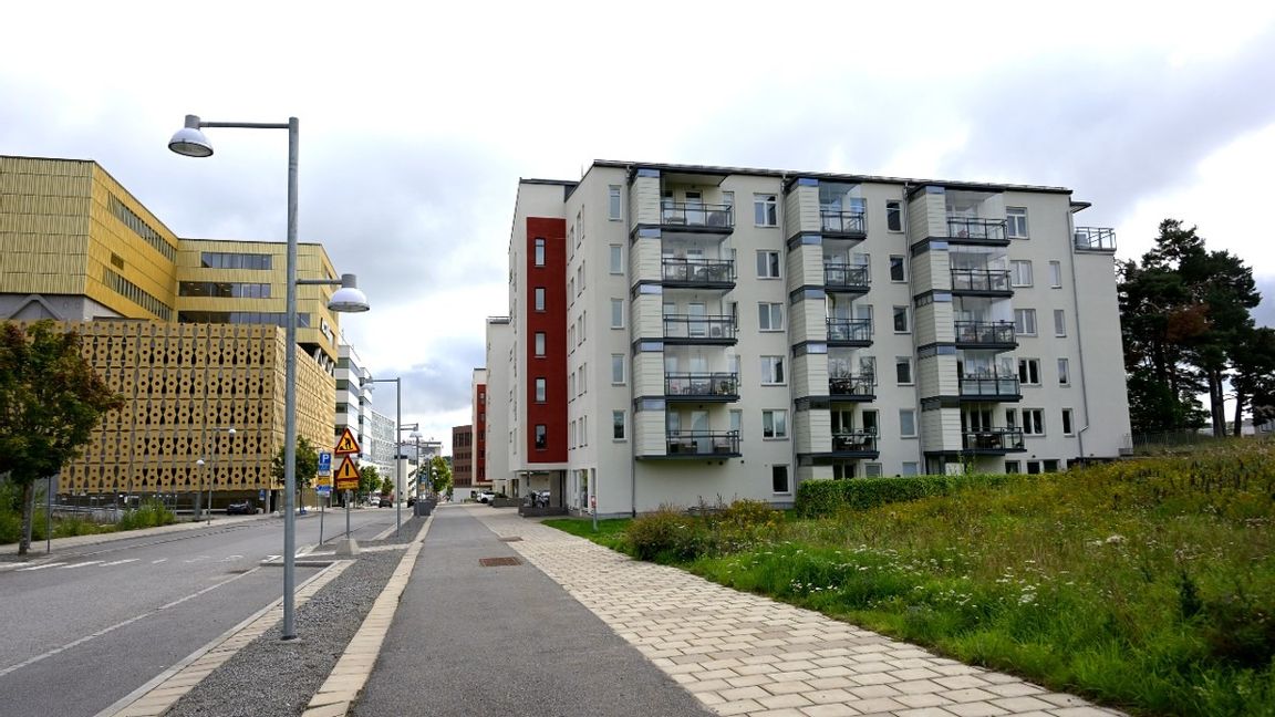 Nybyggt bostadsområde i Järva Krog. Foto: Janerik Henriksson / TT