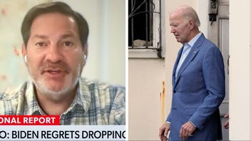 Journalisten Mark Halperin kritiserar medias icke-bevakning av Joe Bidens förfall. Foto: Susan Walsh/AP/Newsmax
