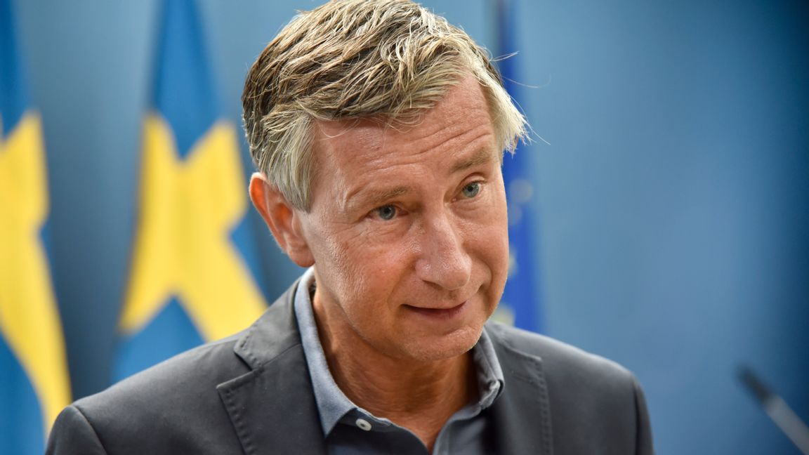 Sveriges vaccinsamordnare Richard Bergström. Arkivbild. Foto: Fredrik Sandberg/TT.