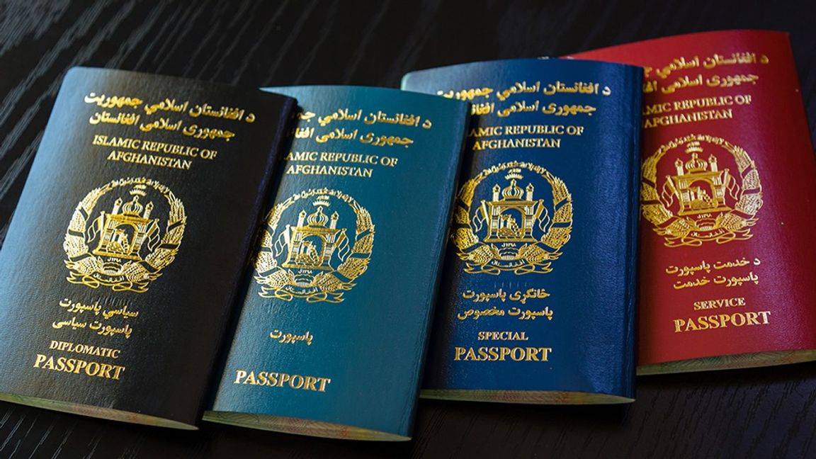 Ett av länderna som har pass som anses lätta att förfalska är Afghanistan. Foto: Afghanistans utrikesdepartement
