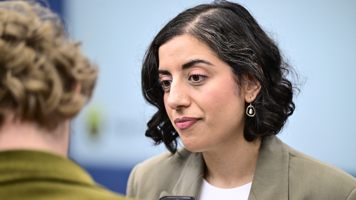 Simona Mohamsson, partiledare för Liberalerna. Foto: Magnus Lejhall/TT