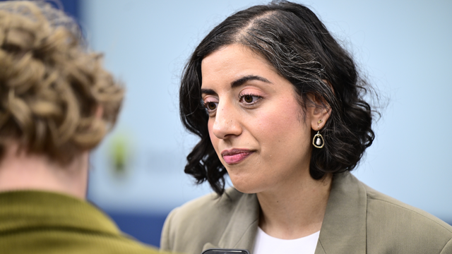 Simona Mohamsson, partiledare för Liberalerna. Foto: Magnus Lejhall/TT