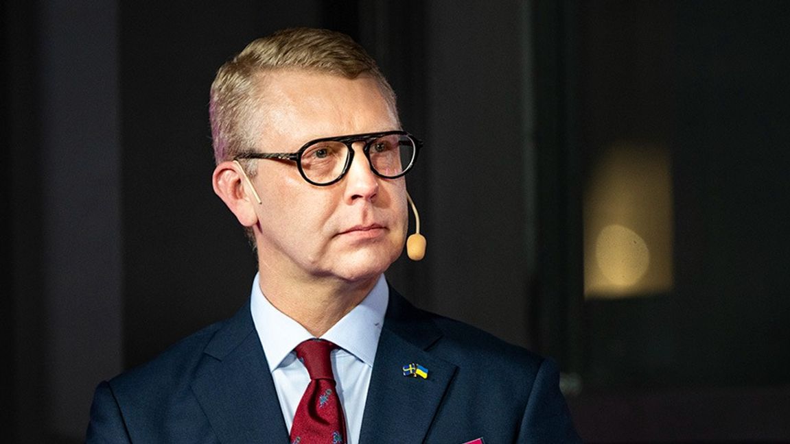 Kristoffer Tamsons (M). Foto: Pontus Lundahl/TT