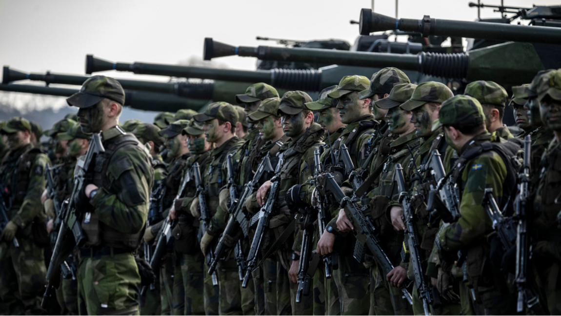 I försvarsmakten är det faktiskt bra att vara grön. Foto: Johan Nilsson/TT