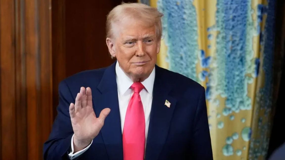 USA:s president Donald Trump. Arkivbild. Pool via AP7TT