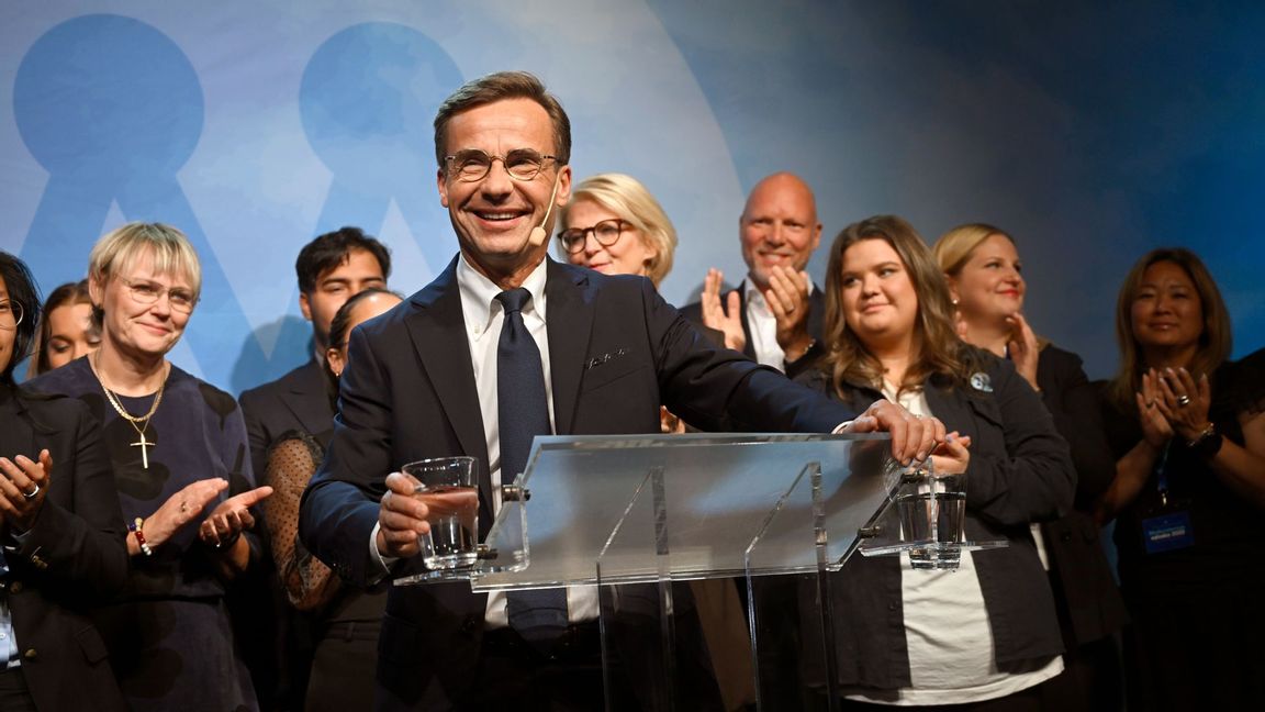 Regeringen tar ledningen i ny opinionsmätning. Foto: Fredrik Sandberg/TT