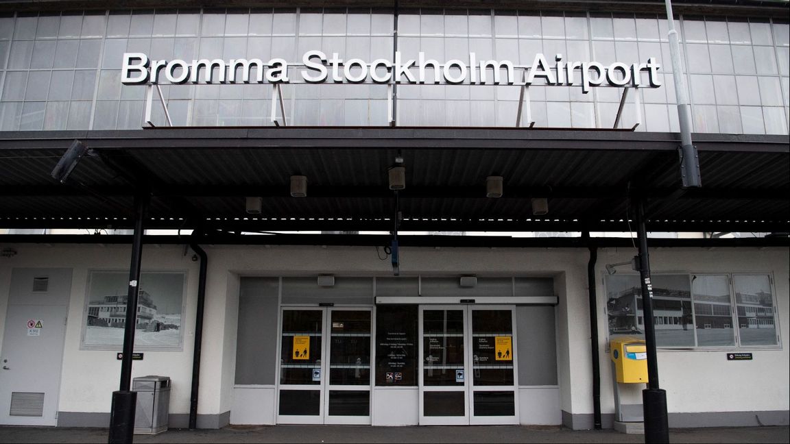 Bromma flygplats. Foto:  Pontus Lundahl/TT