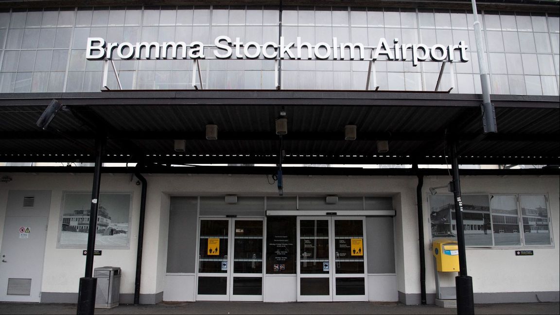 Bromma flygplats. Foto: Pontus Lundahl/TT