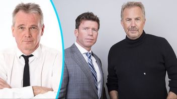 Taylor Sheridan och Kevin Costner. Kulturkrigare? FOTO: Willy Sanjuan / TT