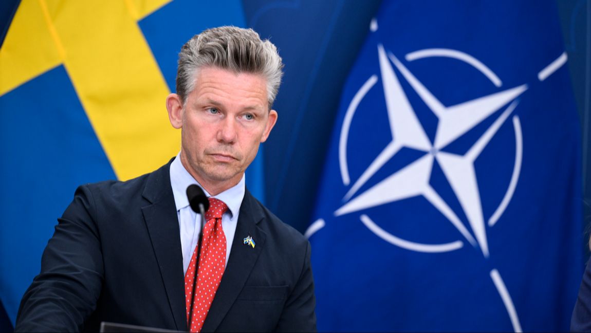 Försvarsminister Pål Jonson (M). Arkivbild. Foto: Pontus Lundahl/TT