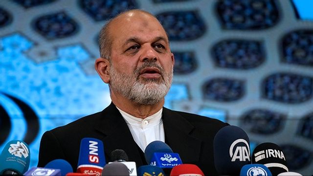 Irans inrikesminister Agmad Vahidi. Bild: AP Photo/Vahid Salemi