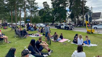 Fortsatt stökigt i Rättvik. Foto: Lisa Abrahamsson/TT