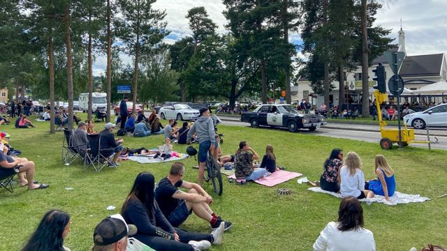 Fortsatt stökigt i Rättvik. Foto: Lisa Abrahamsson/TT