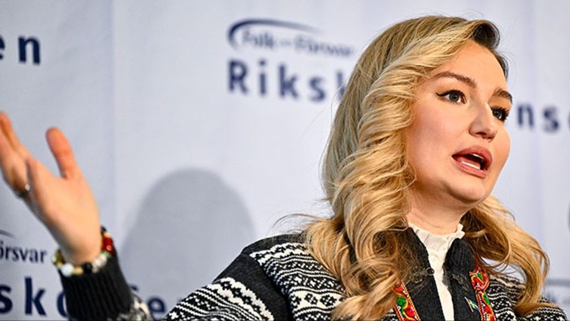 Energi- och näringsminister Ebba Busch (KD) på Sälens högfjällshotell i samband med Folk och Försvars Rikskonferens i Sälen. Foto: Henrik Montgomery / TT 