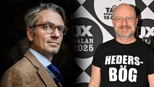Tobias Thyberg och Jonas Gardell. Foto: Linus Sundahl-Djerf/Henrik Montgomery/SvD/TT