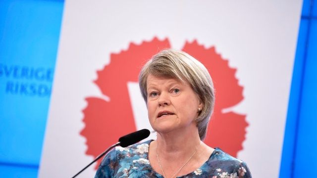 Vänsterpartiets ekonomisk-politiska talesperson Ulla Andersson. Foto: Pontus Lundahl/TT