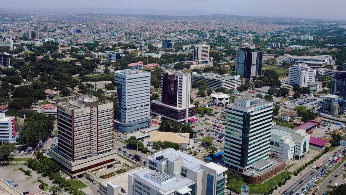 Ghanas huvudstad Accra. Foto: Amoat7/CC BY-SA 4.0 (Wikimedia Commons)