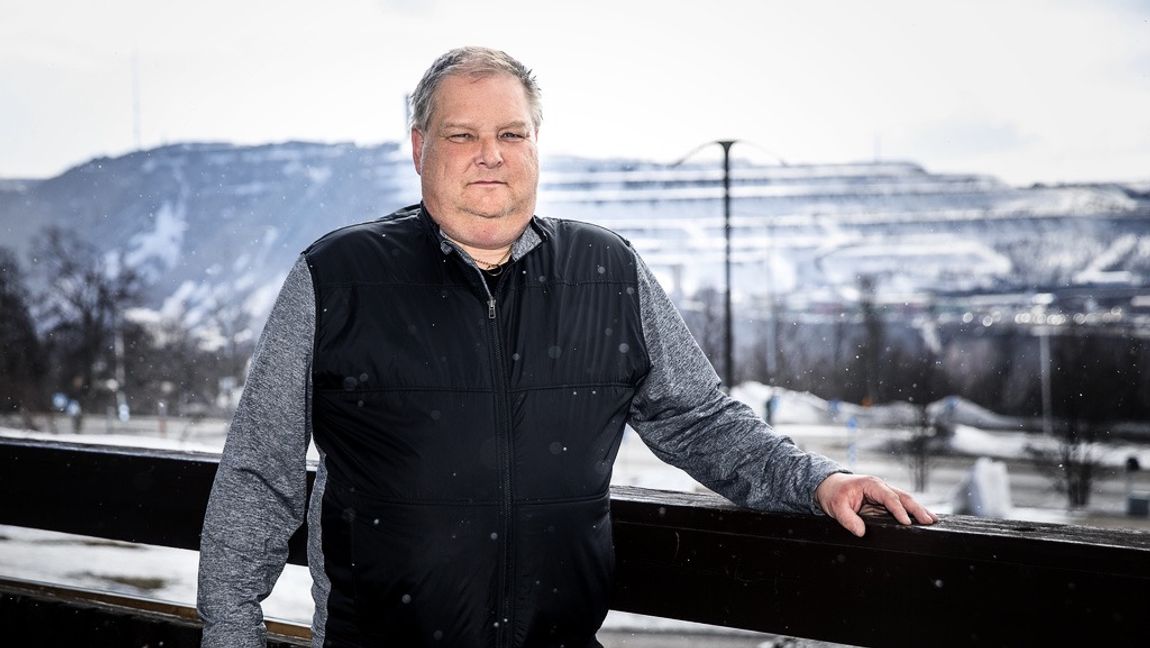 Anders Elenius, Gruvtolvans ordförande, hoppas kunna få igenom sina krav direkt med LKAB. Foto: Stefan Jerrevång/TT